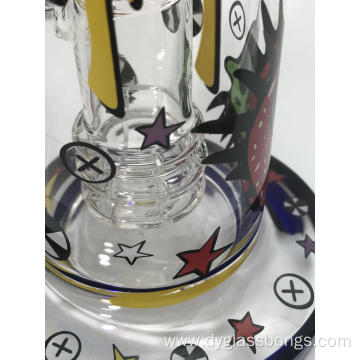 Novel Glass Bongs with Hand Drawn Baroque Pattern​